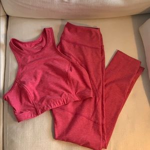 Outdoor Voices Pink Set Size S